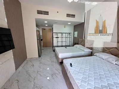 furnished studio apartment in Lakeside Tower B in Dubai Production City (IMPZ) is available for ren