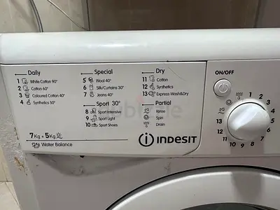 Indesit Washer Dryer 7kg Wash / 5kg Dry - Good Working Condition