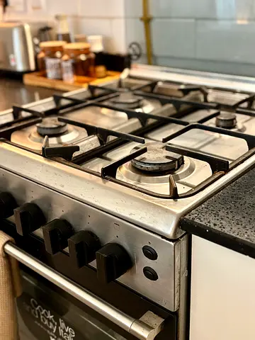 Bompani Stainless Steel 4-Burner Gas Cooker with Oven