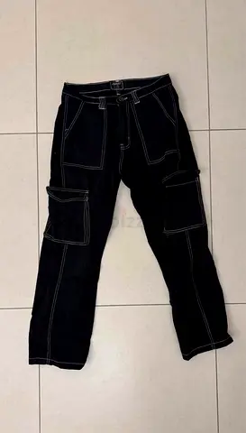 Fugazee Black Cargo Pants – Size L