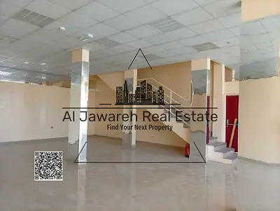 محل ميزانين للايجار في صناعية الجرف 3 بعجمان