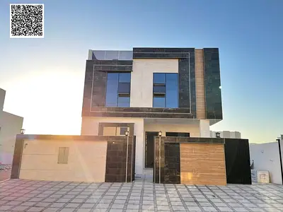Best villa offer in Ajman with a roof terrace, transfer fees included, a majlis, two living rooms,