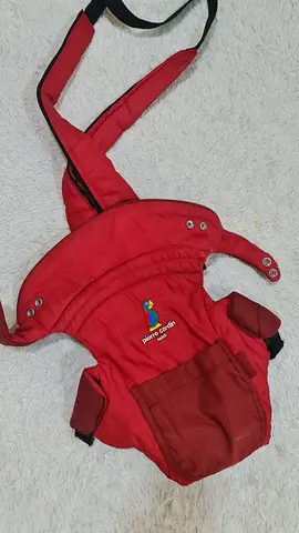 Red Baby Carrier / Front and Back Baby Sling - Comfortable Padded Fit