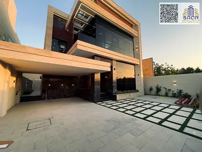 فيلا تصميم مودران طابقين وروف / جاهزه للسكن مع الكهرباء والمياه والمكيفات / تملك حر مدي الحياه