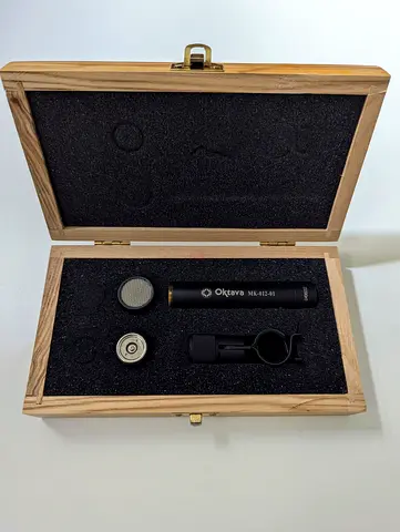 Oktava MK-012 Small Diaphragm Condenser Microphone Kit in Wooden Case
