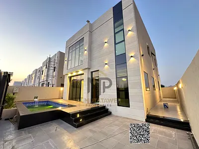 فيلا فاخرة مع مسبح خاص - موقع متميز بجوار منطقة الخدمات في عجمان. رسوم التسجيل متضمنة.