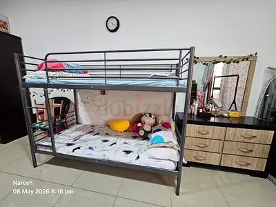 bunk bed with mattress for sale