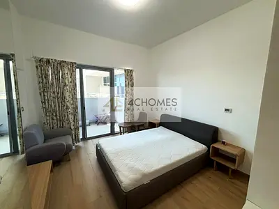 Furnished Studio Open Kitchen Balcony Near Metro