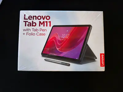 *SEALED BRAND NEW* Lenovo Tab M11 with Pen and Folio Case - 128GB, 4GB RAM, LTE