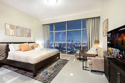 Vacant Furnished Studio | Higher-Floor | Beautiful Community Views
