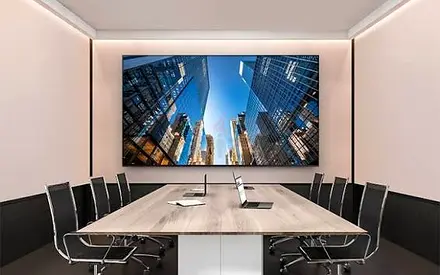 Samsung 98 Inch Crystal UHD QE98C 4K Digital Signage LH98QECED, High-Resolution Display