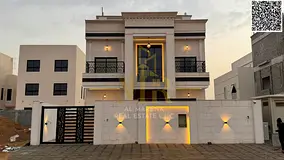 Luxury villa for sale in Al Helio 2 | 3,014 sq ft | Two floors + roof | 6 master bedrooms | Majlis a