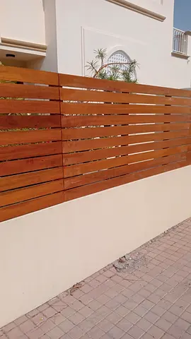 Wooden fence
