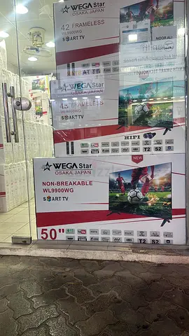 Brand new double frame 50 inch smart TV with warranty and delivery