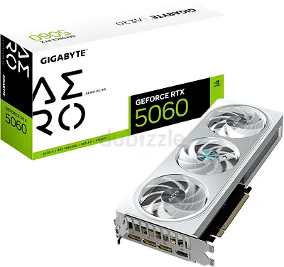 Gigabyte GeForce RTX 5060 Aero OC 8G GPU - GV-N5060AERO OC-8GD (Brand New/Sealed)