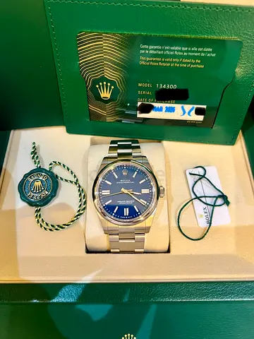 Rolex op 41mm new blue