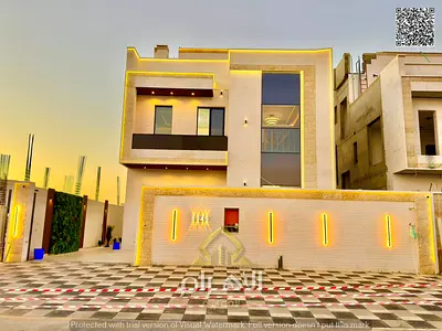 Own a luxury villa in Al Zahia, Ajman | 5 master bedrooms and a maid's room | At a bargain price including registration