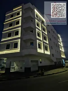 Two-bedroom apartment with a living room in Al Nuaimiya, natural gas.