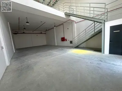 Prime Roadside Warehouse for Rent in Al Jurf 3 Industrial Area – 2,800 Sqft with Mezzanine & 100 kW