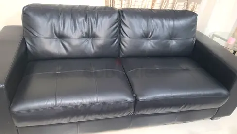 Home Center leather sofa