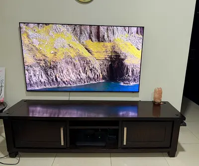 Solid wood TV cabinet from the One