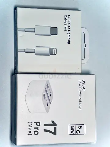 iPhone 35W Fast Charger + USB-C to Lightning Cable
