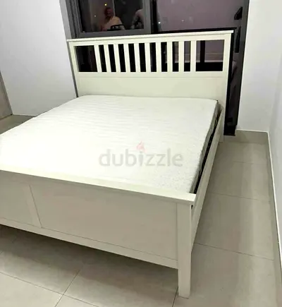Ikea Queen size bed frame with mattress Available in the perfect condition