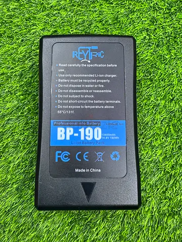 New 190Wh(13400mAh) V Mount/V-Lock Battery Compatible with Camcorder Streaming Video Camera with D-T