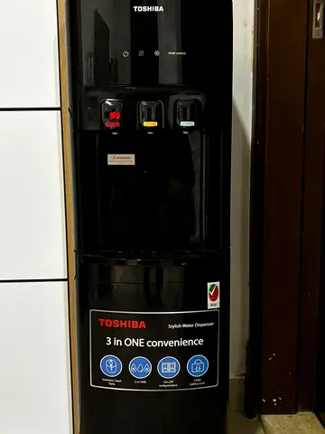 Toshiba 3-in-1 Water Dispenser - Black, Good Working Condition