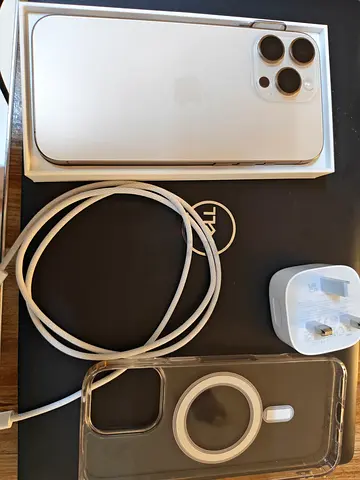 iPhone 16 Pro Max 256GB dessert with MagSafe Case  Charger - exelance Condition