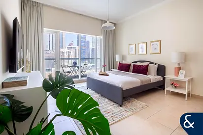 Furnished Studio | Balcony | Prime Location
