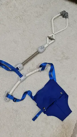 baby bouncer  - blue, good condition