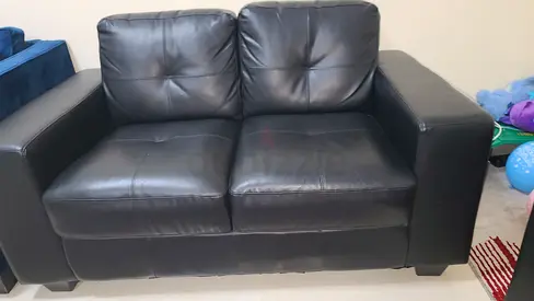 Home Center leather sofa