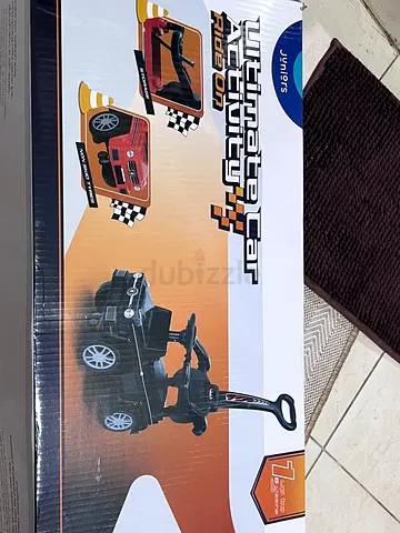 Kids Ultimate Car Activity Ride-On (push handle) - Like New in Box