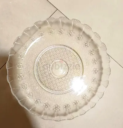 Clear Decorative Glass Crockery Set
