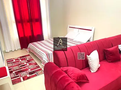 استوديو مفروش بالكامل مساحة واسعة قريب من جميع الخدمات