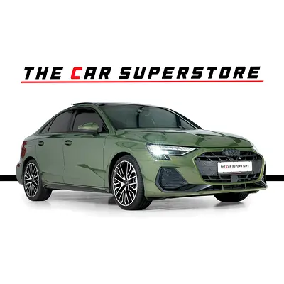 Audi A3-S line-GCC-District Green--Audi warranty and service valid till 2030