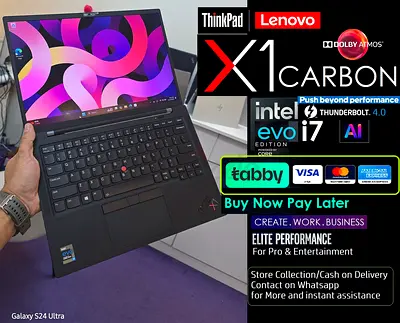ThinkPad X1 CARBON I7 12th/11th Gen VPro Edition- Flawless, More xps p1 p14s t14s zbook p16 precisio