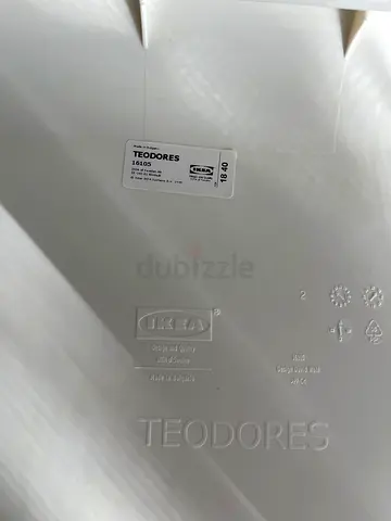 IKEA TEODORES dining chair  (White)