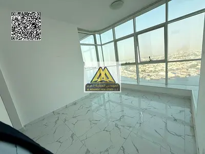 شقة غرفتين وصالة للإيجار السنوي في أبراج الواحة | إطلالة على المسبح + طابق ثالث + خدمات متكاملة + موقع مميز