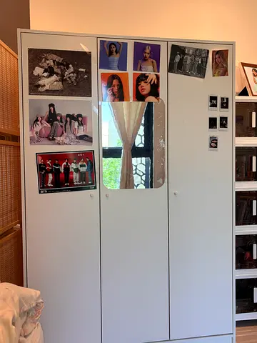 IKEA White 3-Door Wardrobe / Armoire in Good Condition