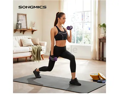 Brand New Pair of 1 kg Purple Dumbbells