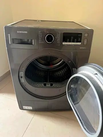 Samsung 9kg Front Load Dryer, Reversible Door, Heat Pump Technology,Model – DV90M5000QXB .nutr