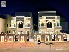 Villa calssic design for sale | ajman| al bahia | 6 master rooms, majlis, 2 halls, maid room, roof|