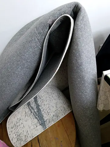Light Grey Modern Area Rug - 200*300 (approx), Gently Used