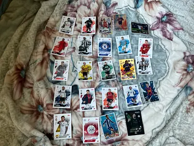 Collection of 24 Football Trading Cards - Mixed Players
