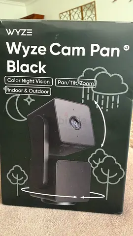 WYZE Cam Pan v3 Indoor/Outdoor IP65 1080P 360° Pan/Tilt/Zoom WiFi Smart Home Security Camera, Motion