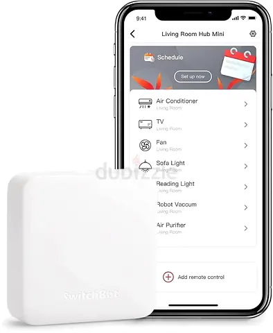 SwitchBot Hub Mini Smart Remote IR Blaster, Link SwitchBot to Wi-Fi