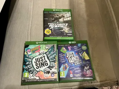 Xbox One game bundle: Just Sing, Just Dance 2022  Tony Hawks Pro Skater 1+2 on a very good price