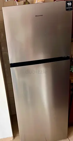 Hisense Top Freezer Refrigerator - Stainless Steel, Excellent Condition-Relocation Sale